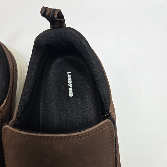 Lands' End Men's Brown Slip-On Casual Shoes Size 13D Comfort Cushioned Sole - Picture 8 of 9